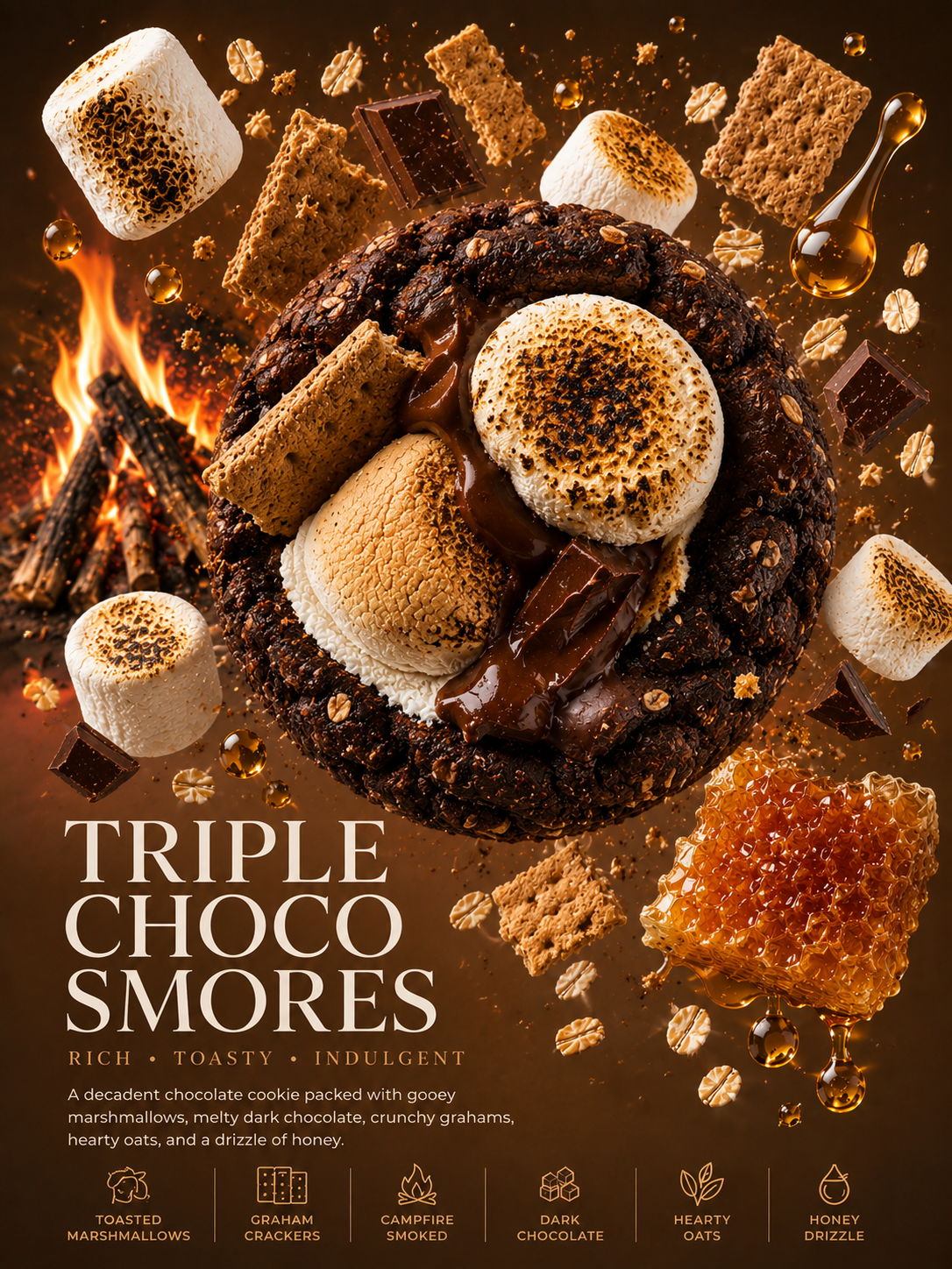 triple choco smores