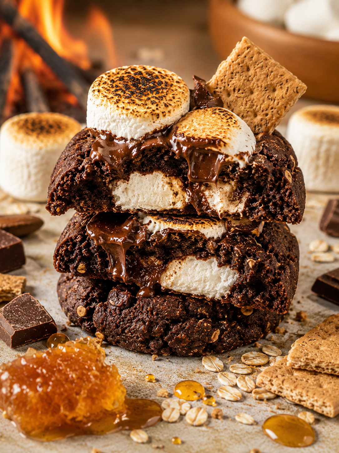 triple choco smores